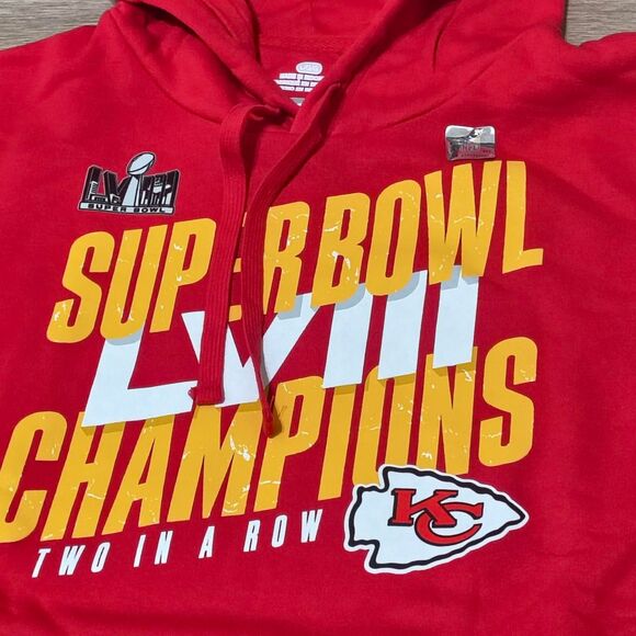 Kansas City Chiefs Super Bowl LVIII Champions Hoodie – Size L (Brand New) - Picture 2 of 4